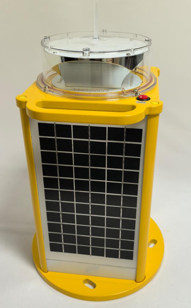solar aviation obstruction light